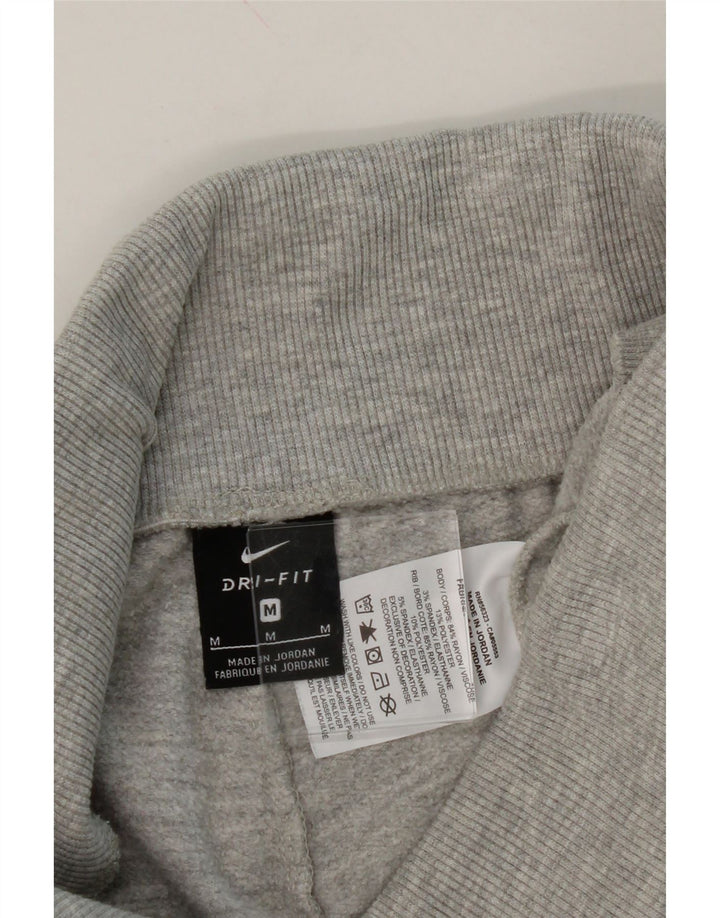 NIKE Womens Dri Fit Tracksuit Trousers Joggers UK 14 Medium Grey Rayon Vintage Nike and Second-Hand Nike from Messina Hembry 