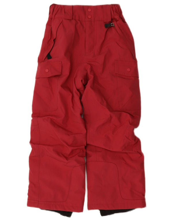 Patagonia Girls Cargo Ski Trousers 5-6 Years XS  Red Polyester