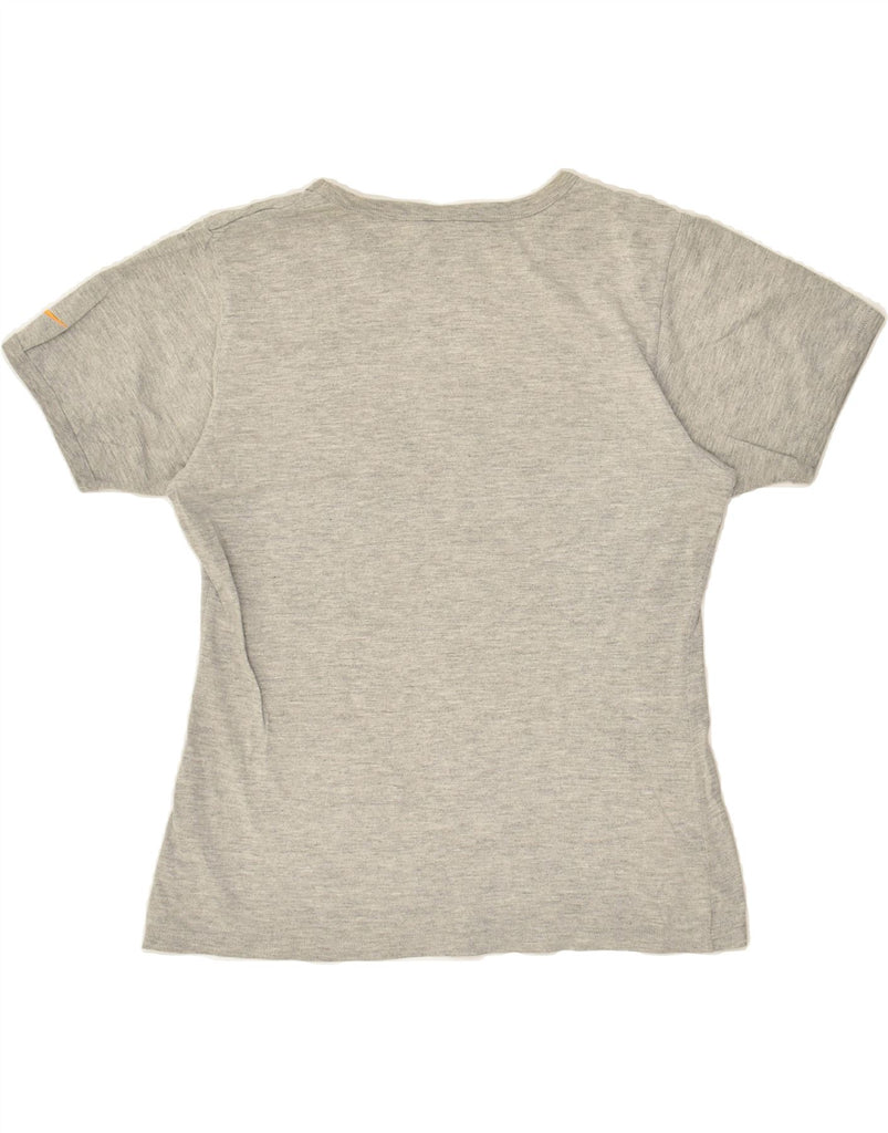 NIKE Womens T-Shirt Top US 80 Medium Grey Flecked Cotton | Vintage Nike | Thrift | Second-Hand Nike | Used Clothing | Messina Hembry 