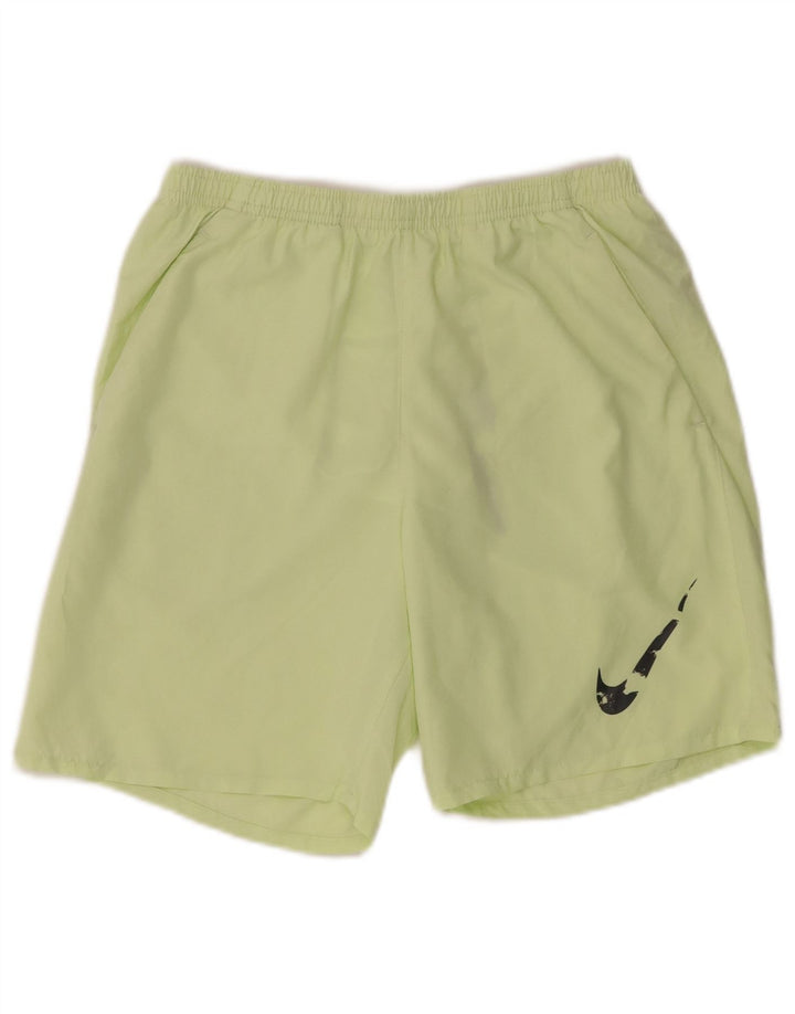 Nike Mens Sport Shorts Small Green Polyester