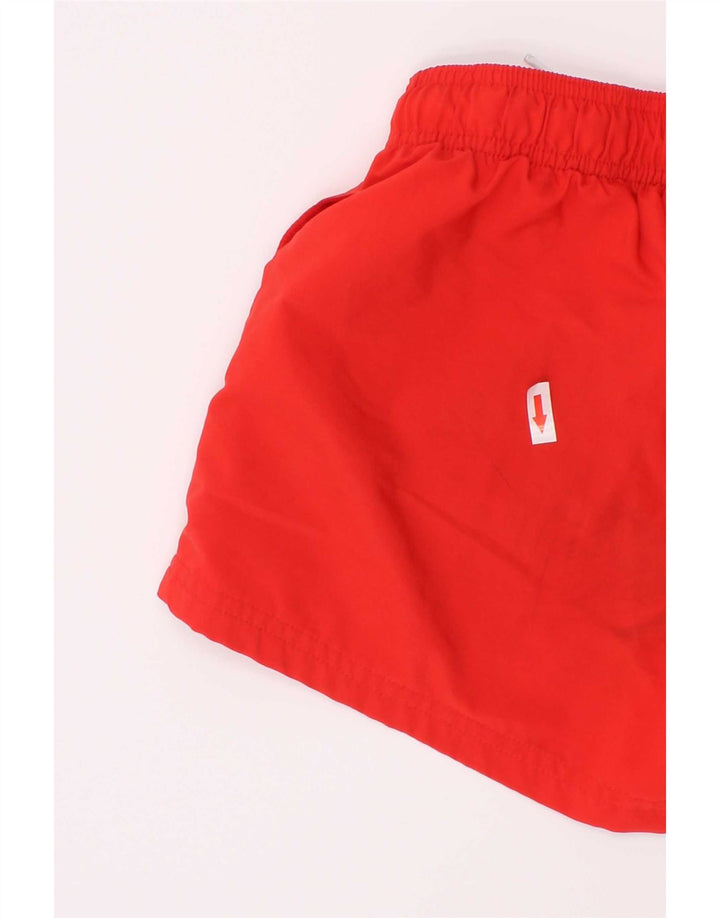 Adidas Boys Sport Shorts 9-10 Years Red Polyester