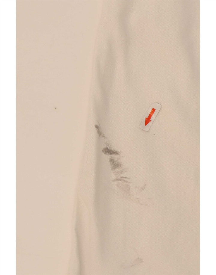 Murphy & Nye Mens Straight Chino Trousers Medium W32 L32 White Cotton