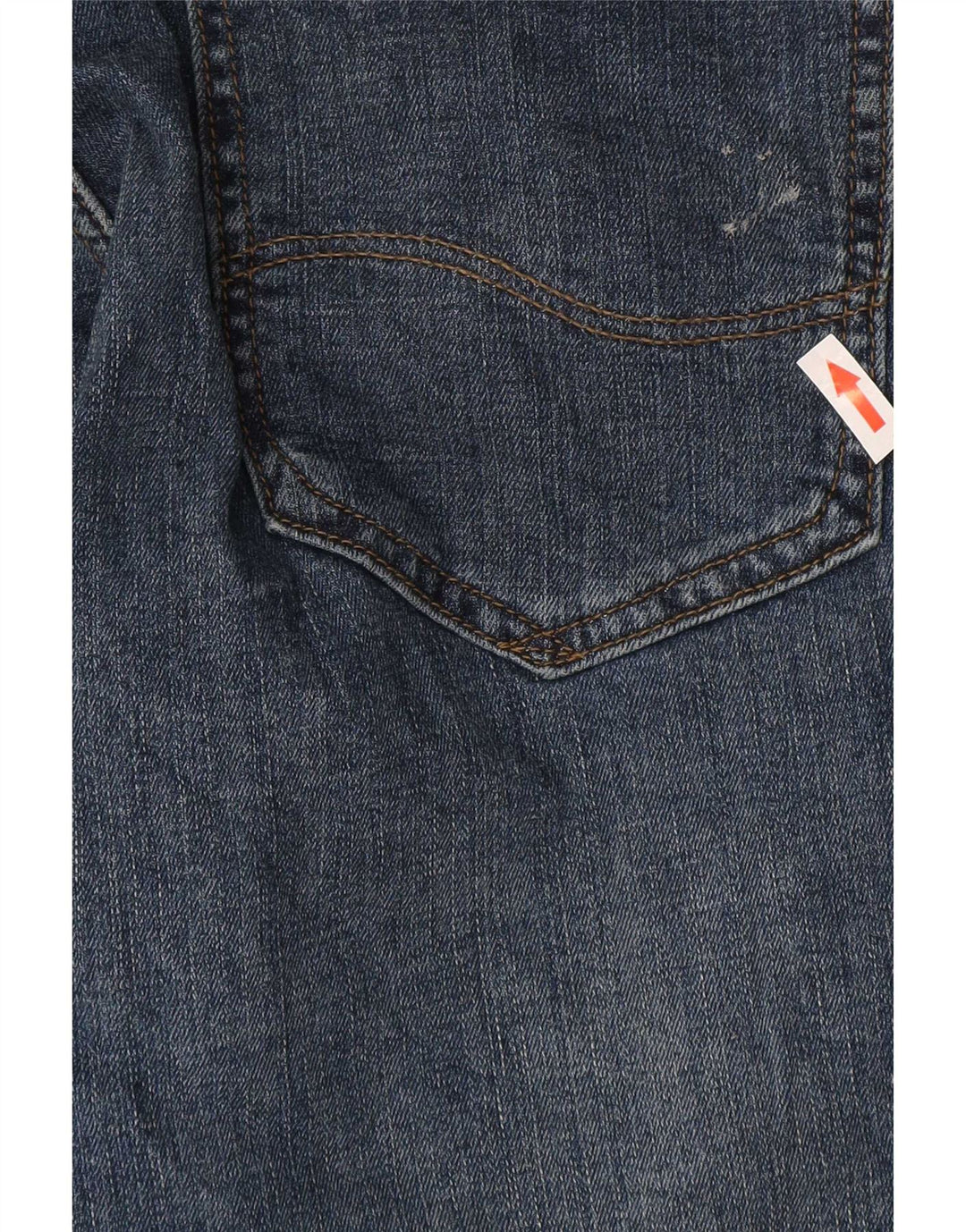 Lee Mens Regular Fit Straight Jeans W34 L29 Blue Cotton