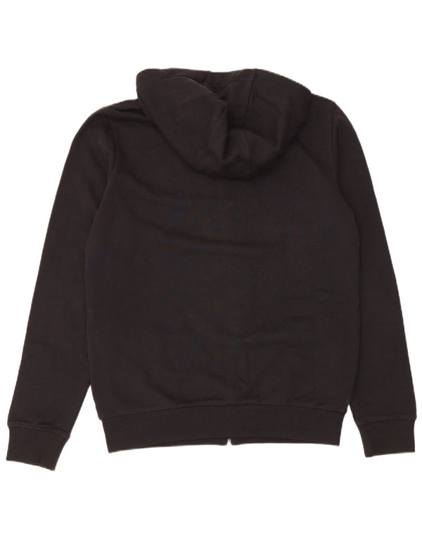 Hugo Boss Mens Zip Hoodie Sweater XS Black Cotton