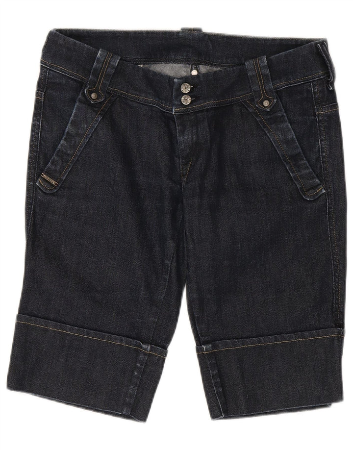 Diesel Womens Bermuda Denim Shorts W29 Medium Navy Blue Cotton