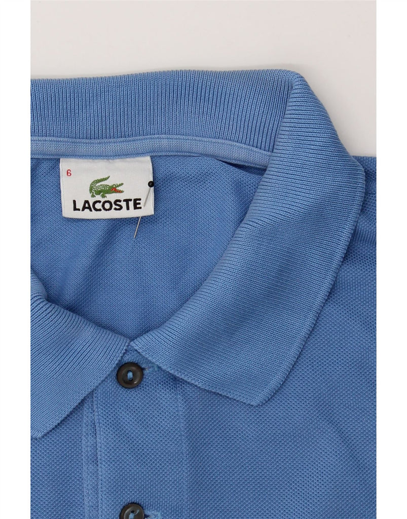 LACOSTE Mens Polo Shirt Size 6 XL Blue Cotton Vintage Lacoste and Second-Hand Lacoste from Messina Hembry 