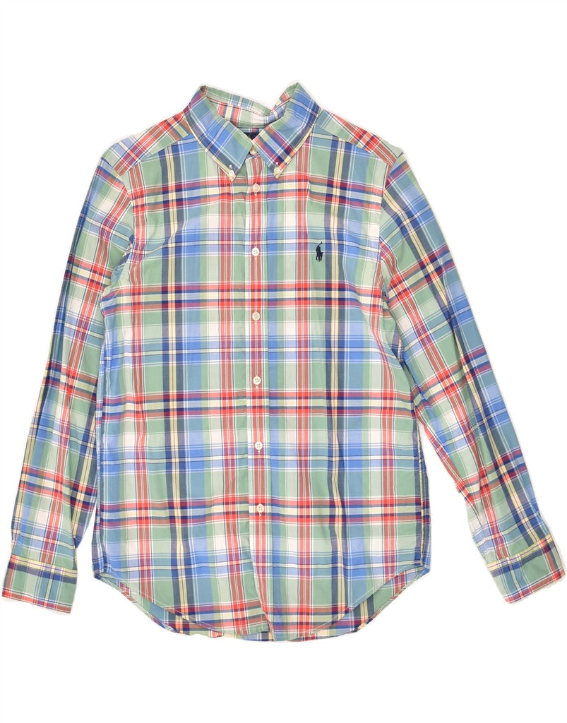 POLO RALPH LAUREN Boys Shirt 14-15 Years Large  Multicoloured Check Cotton | Vintage Polo Ralph Lauren | Thrift | Second-Hand Polo Ralph Lauren | Used Clothing | Messina Hembry 