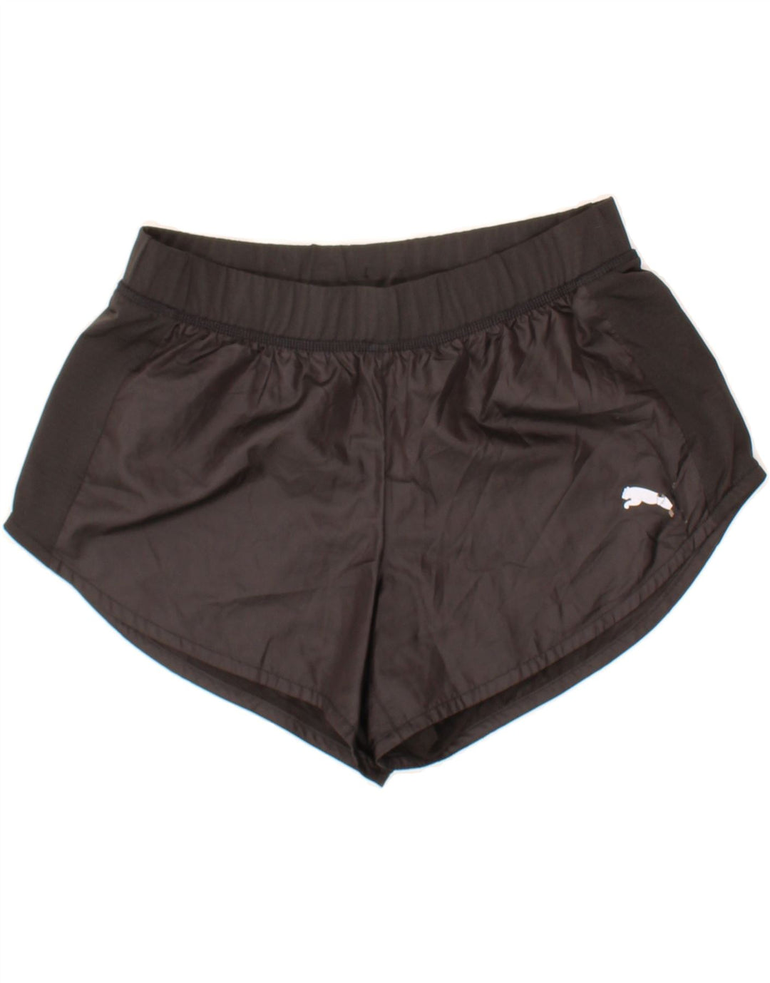 PUMA Womens Sport Shorts UK 12 Medium Black Polyester Vintage Puma and Second-Hand Puma from Messina Hembry 