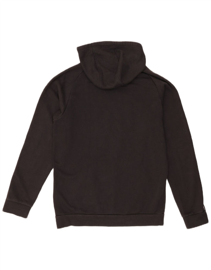 Adidas Mens Hoodie Jumper Medium Black Cotton
