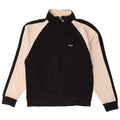 Fila Womens Oversized Tracksuit Top Jacket UK 10 Small Black Colourblock