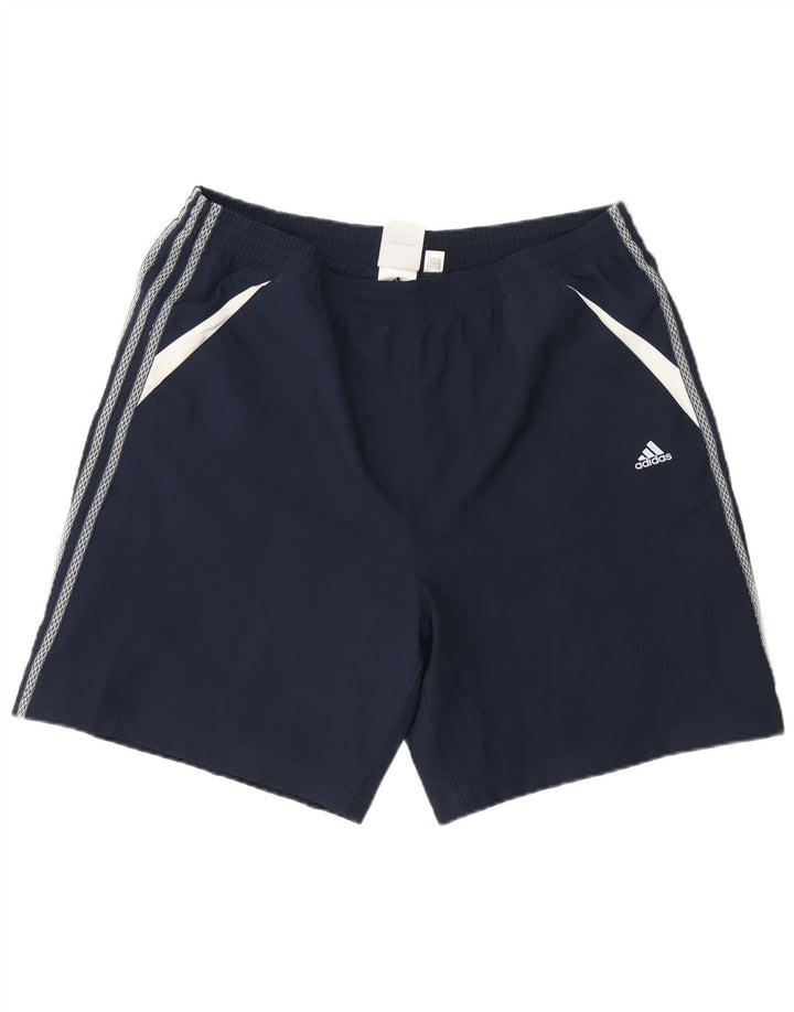 Adidas Mens Climacool Sport Shorts XL Navy Blue Colourblock Polyester