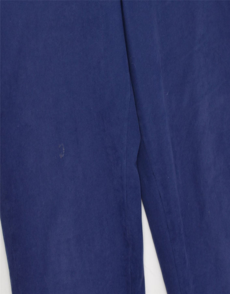 GREAT ESCAPES Womens Tracksuit Trousers IT 50 XL Blue Polyester | Vintage | Thrift | Second-Hand | Used Clothing | Messina Hembry 