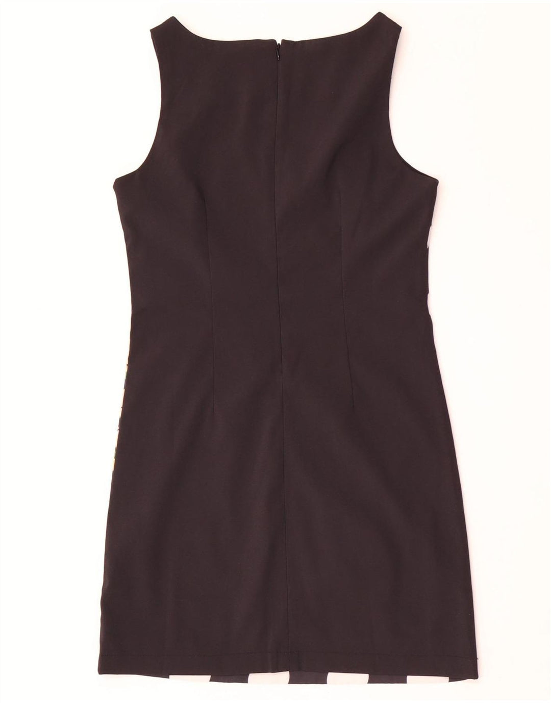 Desigual Womens Sleeveless Sheath Dress EU 38 Medium Navy Blue Polka Dot