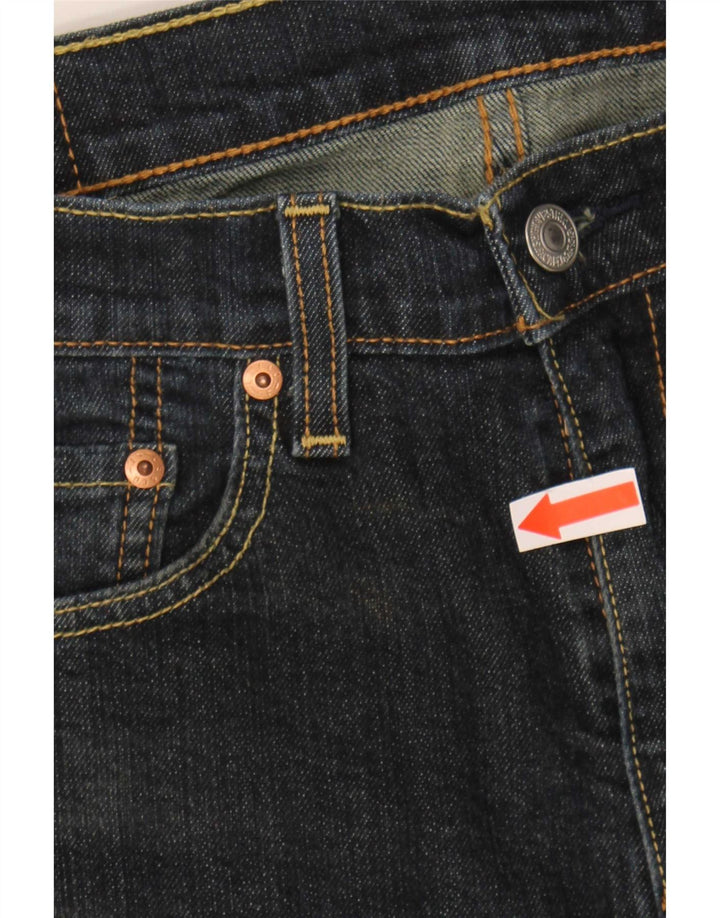 Levi's Mens 505 Regular Straight Jeans W31 L30 Navy Blue