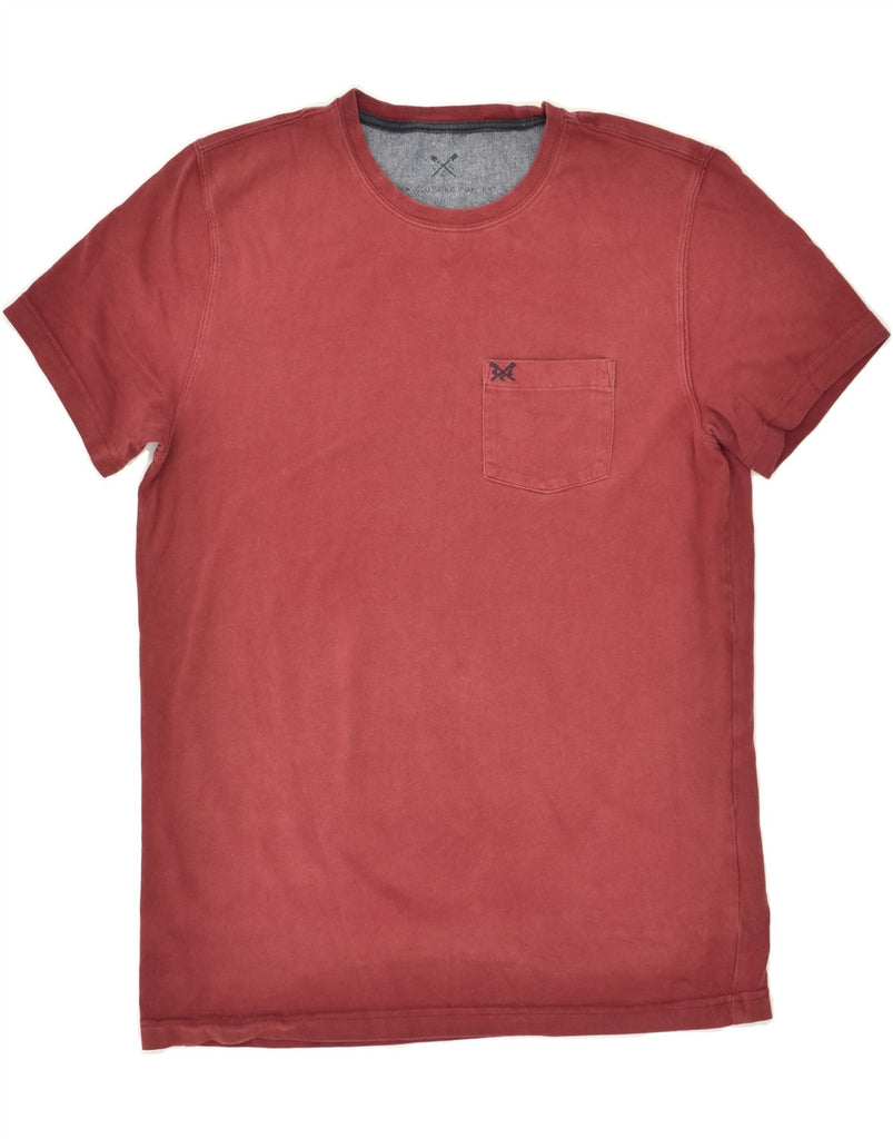 CREW CLOTHING Mens T-Shirt Top Medium Red Cotton | Vintage Crew Clothing | Thrift | Second-Hand Crew Clothing | Used Clothing | Messina Hembry 