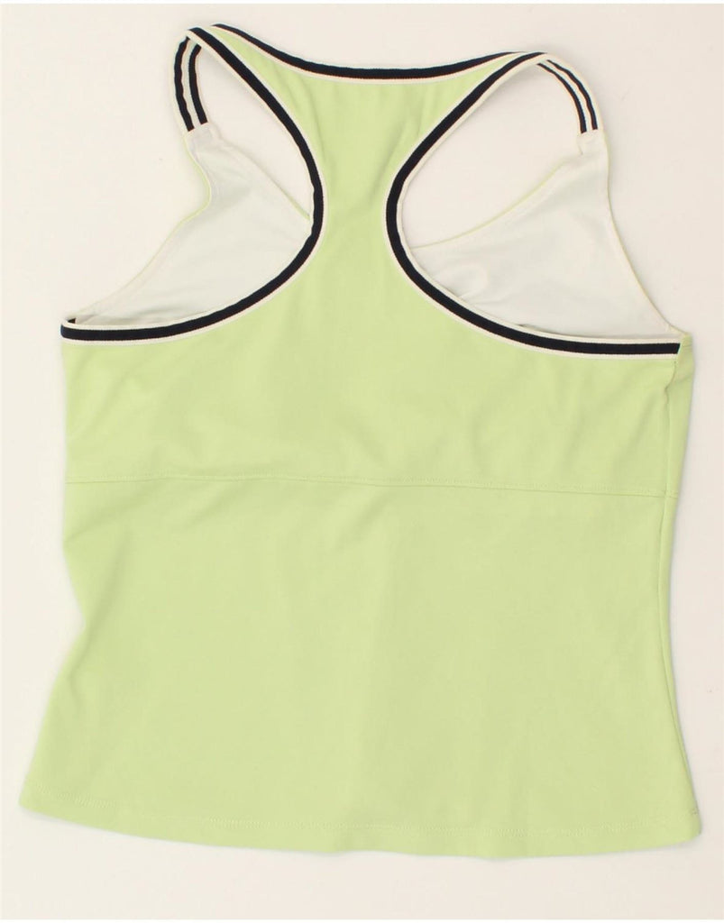 REEBOK Womens Vest Top UK 14 Medium Green Vintage Reebok and Second-Hand Reebok from Messina Hembry 