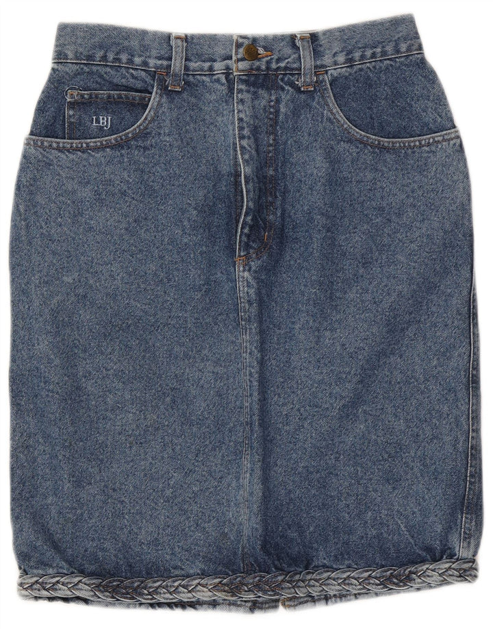 Laura Biagiotti Womens Denim Skirt W28 Medium Blue Classic