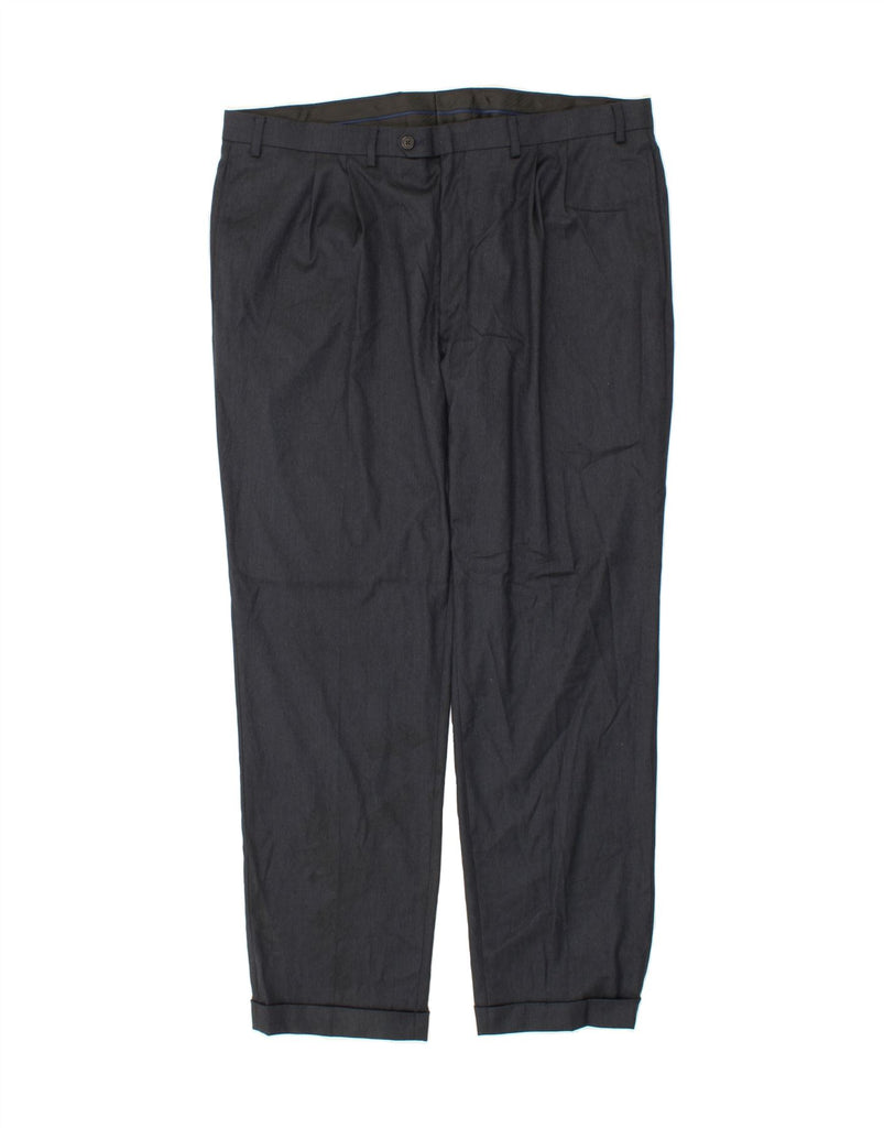 RALPH LAUREN Mens Straight Suit Trousers W40 L32 Navy Blue Vintage Ralph Lauren and Second-Hand Ralph Lauren from Messina Hembry 