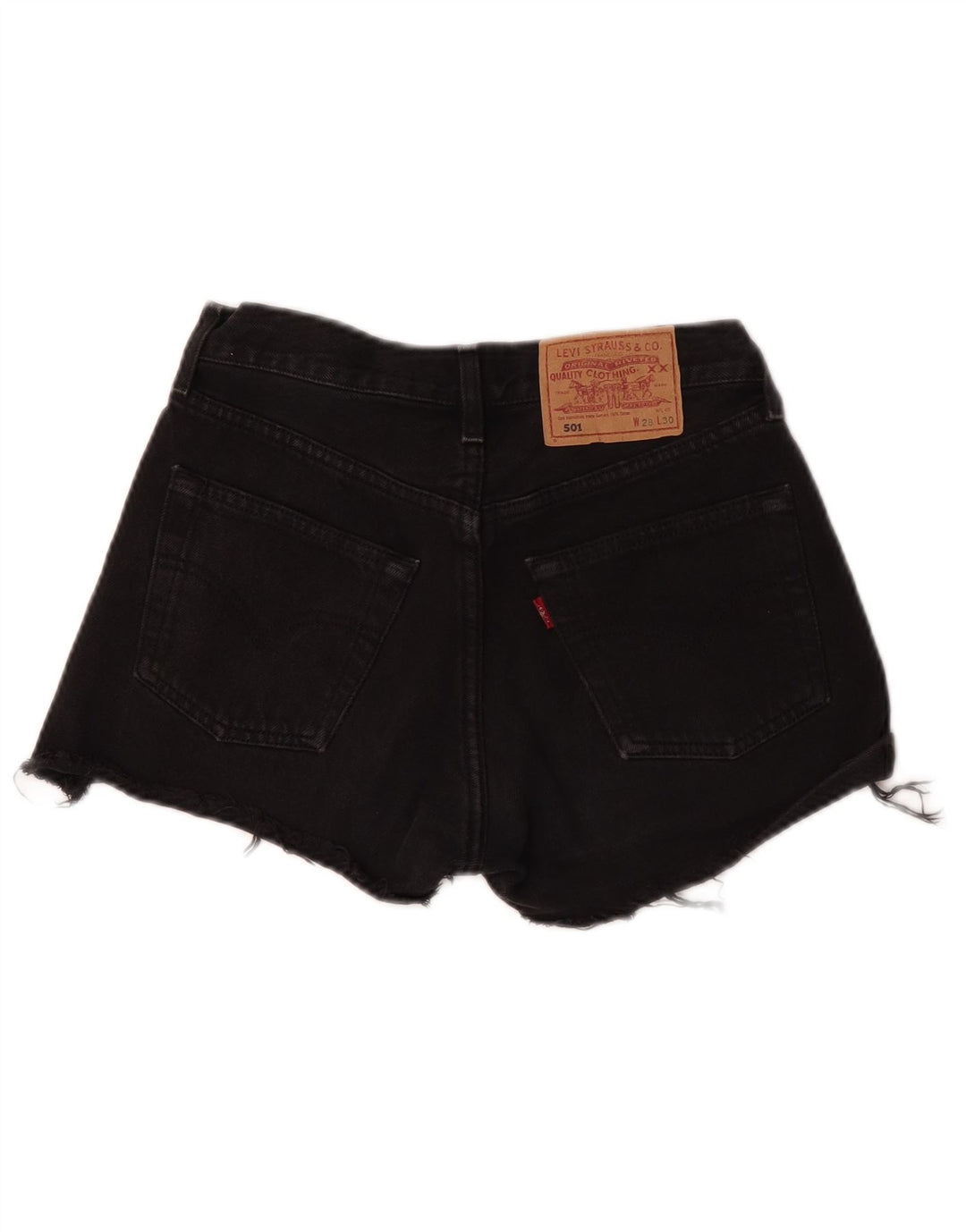 Levi's Womens 501 Denim Shorts W28 Medium Black
