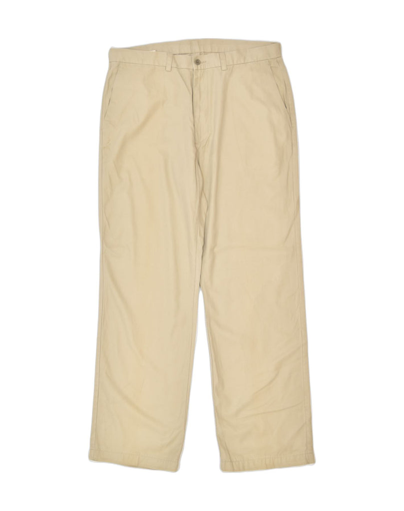 DKNY Mens Tapered Chino Trousers W36 L32 Beige Cotton | Vintage | Thrift | Second-Hand | Used Clothing | Messina Hembry 