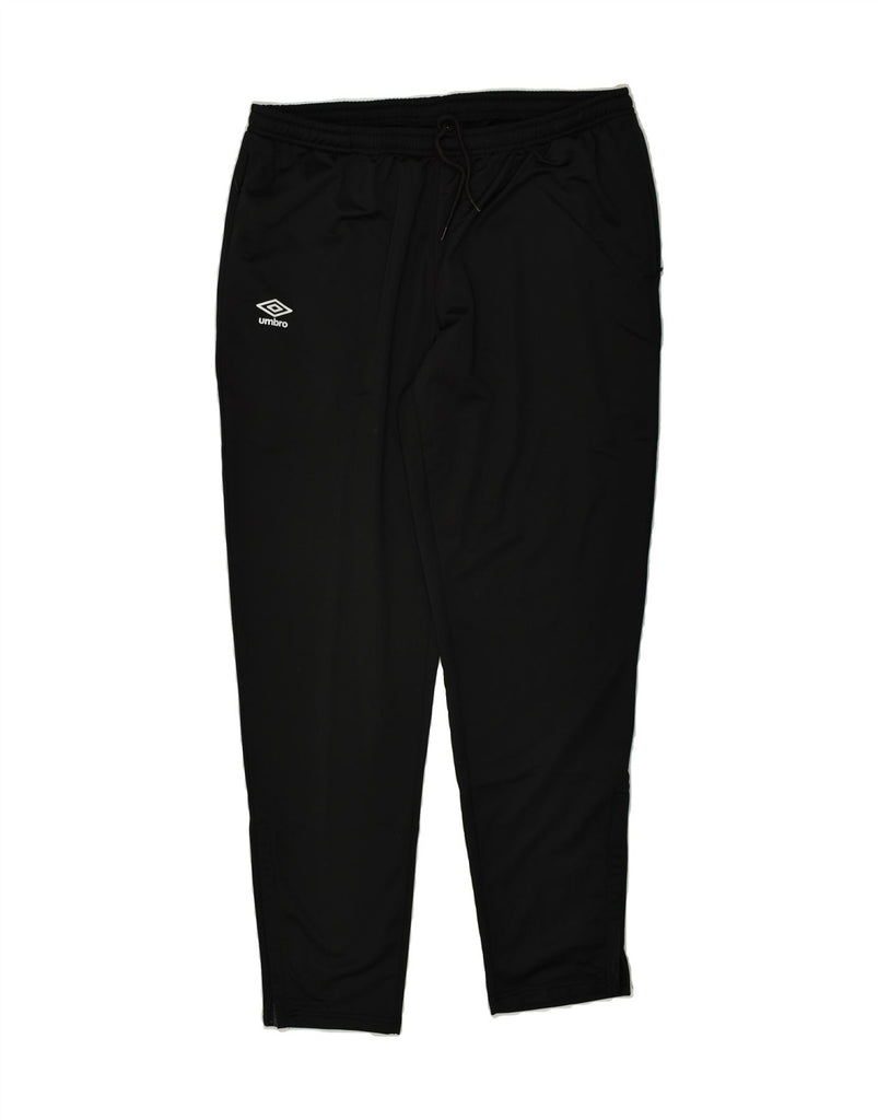 UMBRO Mens Tracksuit Trousers 2XL Black Polyester Vintage Umbro and Second-Hand Umbro from Messina Hembry 