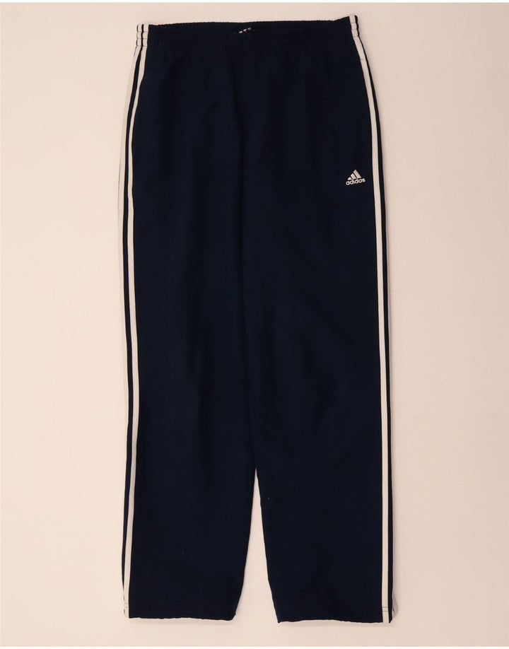ADIDAS Mens Climalite Tracksuit Trousers Medium  Navy Blue Polyester
