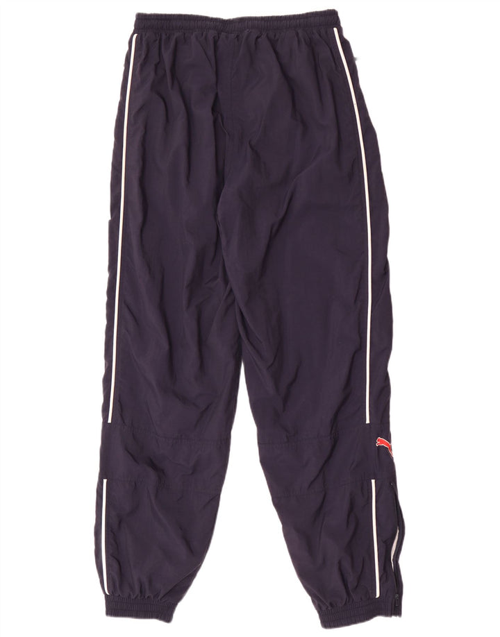 Puma Mens Tracksuit Trousers Joggers Large Navy Blue Nylon