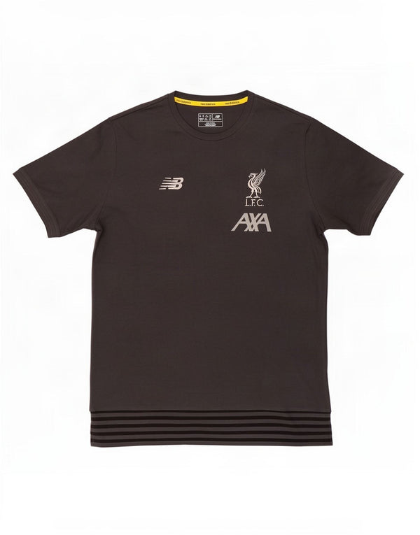 New Balance Mens Liverpool Graphic T-Shirt Top XL Grey Cotton