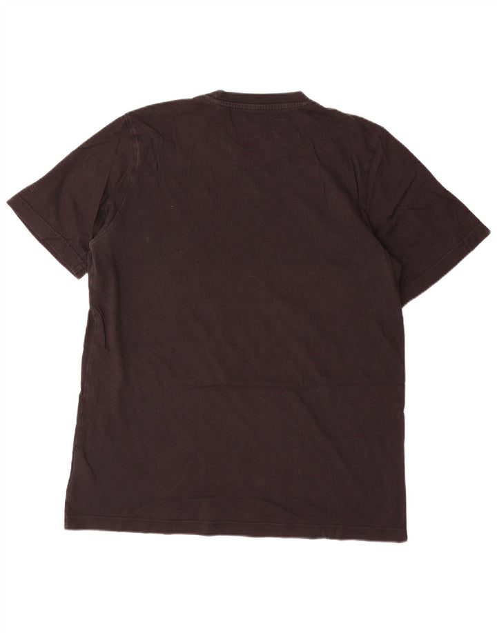 ADIDAS Mens Graphic T-Shirt Top Medium Black Cotton
