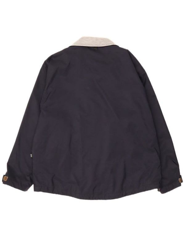 Invicta Mens Windbreaker Jacket UK 38 Medium Navy Blue
