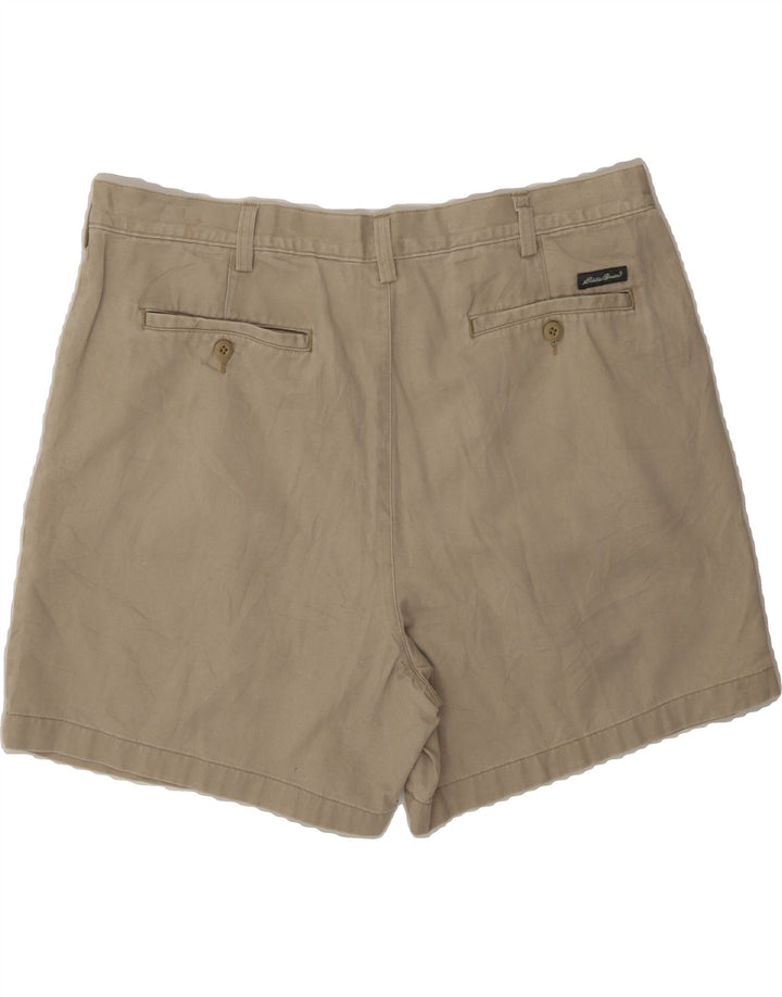 EDDIE BAUER Mens Pegged Chino Shorts W38 XL Grey Cotton Vintage Eddie Bauer and Second-Hand Eddie Bauer from Messina Hembry 
