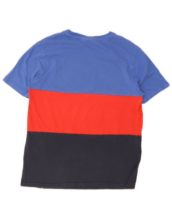 Ellesse Mens Graphic T-Shirt Top Small Multicoloured Colourblock Cotton