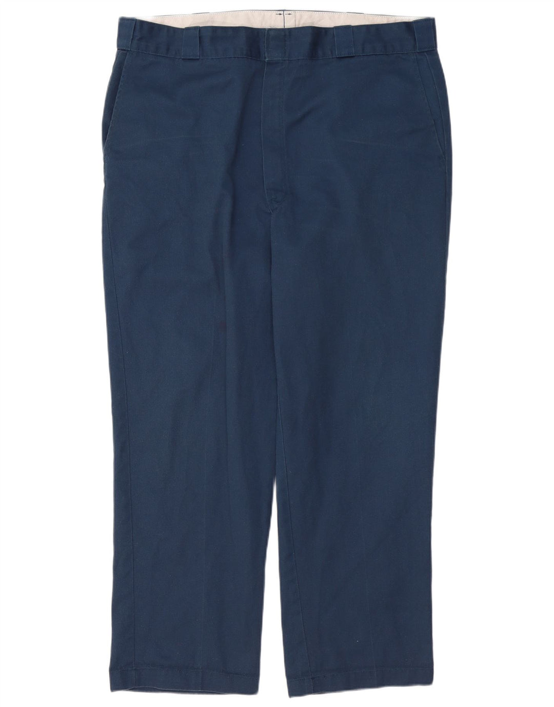 Dickies Mens Straight Chino Trousers W42 L30 Navy Blue