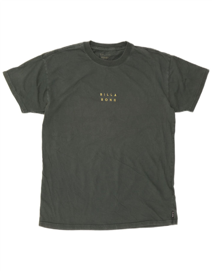 Billabong Mens Graphic T-Shirt Top Medium Khaki Cotton