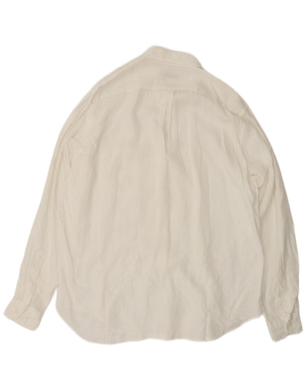 Alberto Aspesi Mens Shirt Size 42 16 1/2 Large White