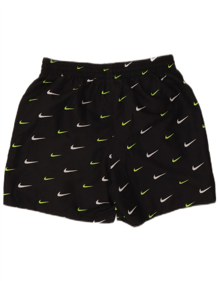 Nike Mens Graphic Sport Shorts Small Black Polyester