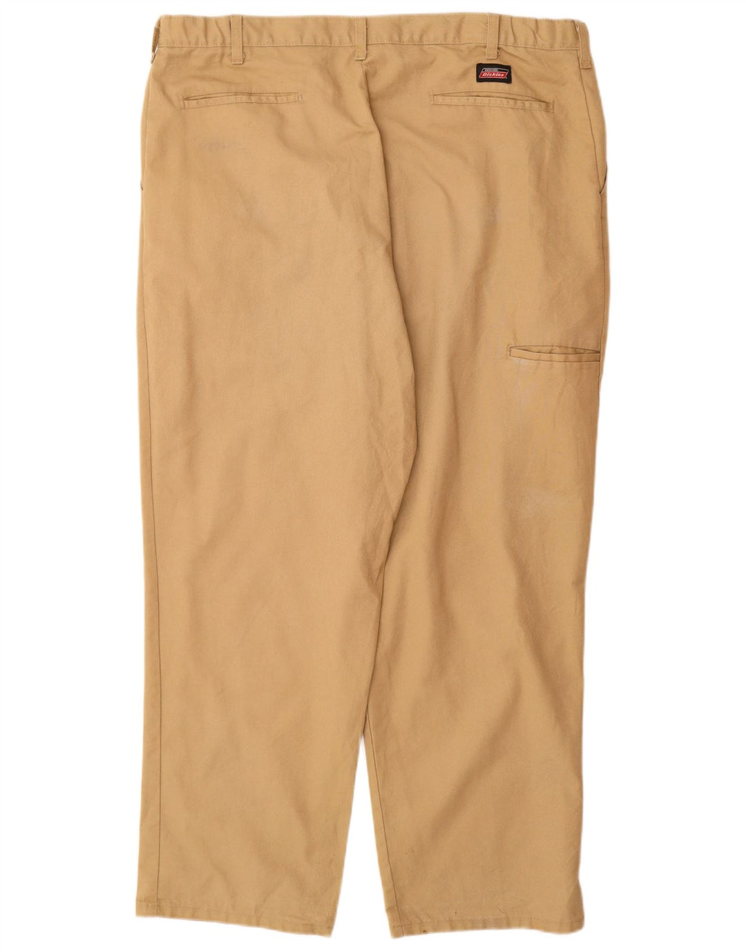 Dickies Mens Pegged Cargo Trousers W40 L30 Beige Polyester