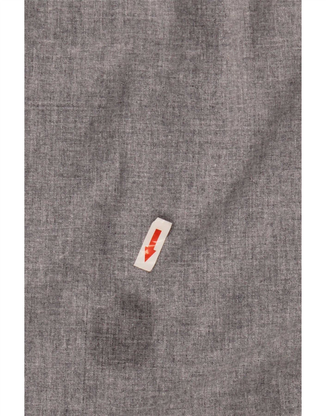 Benetton Mens Shirt Large Grey Cotton