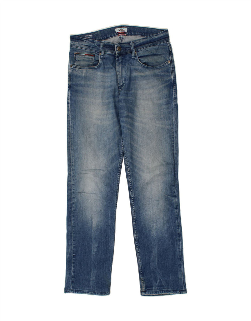 TOMMY HILFIGER Mens Original Fit Straight Jeans W30 L29  Blue Cotton Vintage Tommy Hilfiger and Second-Hand Tommy Hilfiger from Messina Hembry 
