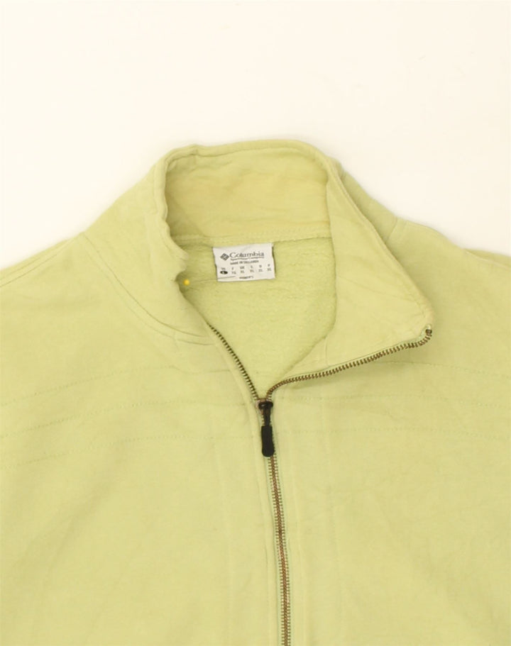 COLUMBIA Womens Tracksuit Top Jacket UK 18 XL Green Cotton | Vintage Columbia | Thrift | Second-Hand Columbia | Used Clothing | Messina Hembry 