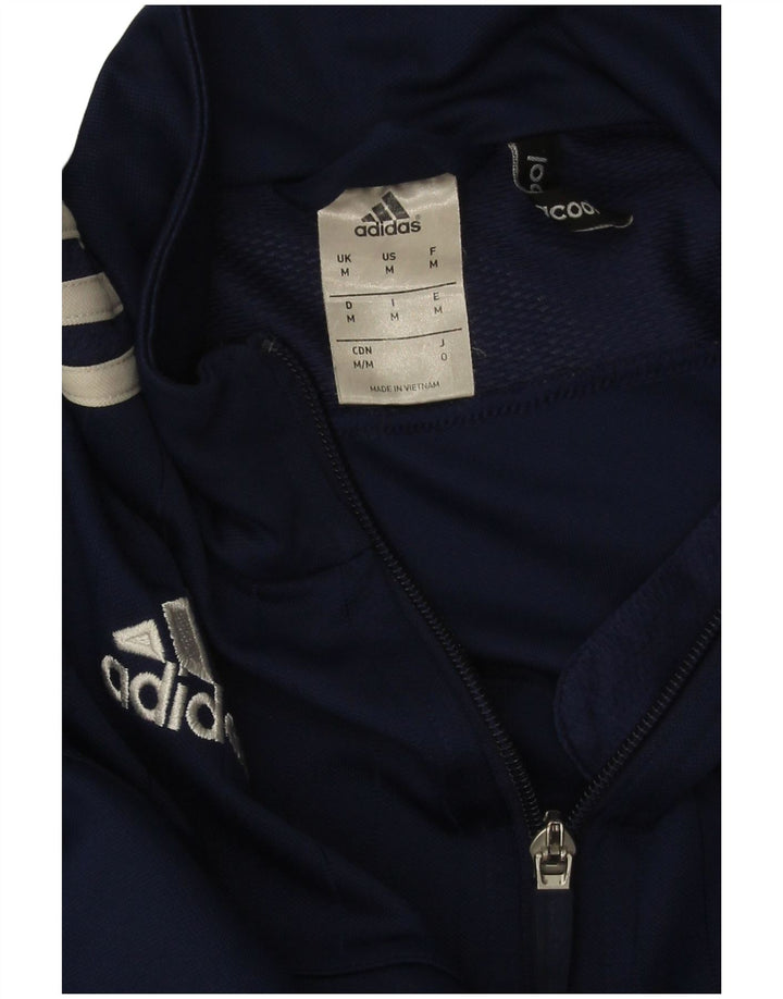 Adidas Mens Climacool Tracksuit Top Jacket Medium Navy Blue Colourblock