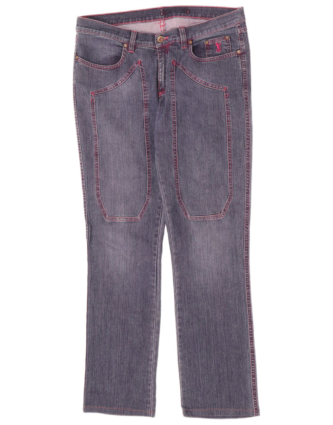 Jeckerson Womens Slim Jeans  W34 L30 Blue Cotton