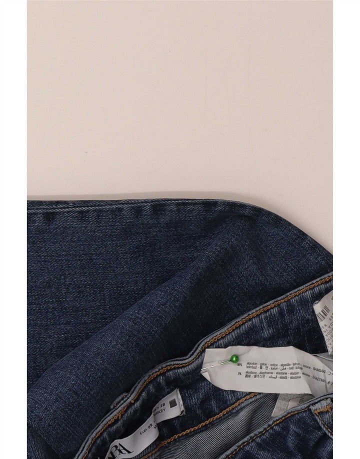 Zara Womens Flared Jeans EU 38 Small W28 L32 Blue Cotton