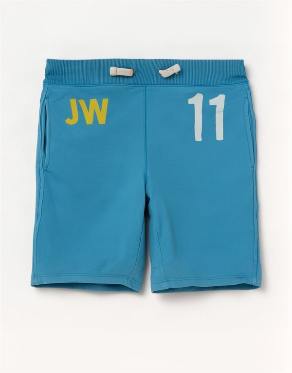 Jack Wills Mens Graphic Sport Shorts XS Blue Cotton