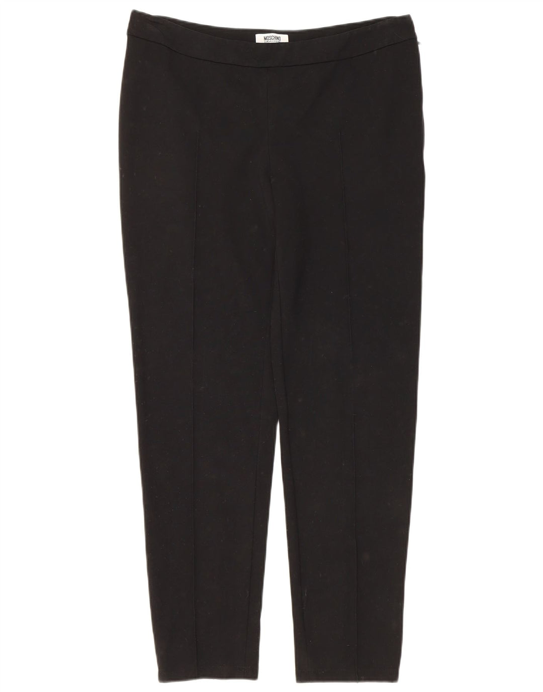 MOSCHINO Womens Cheap and Chic Casual Trousers UK 12 Medium W32 L29 Black