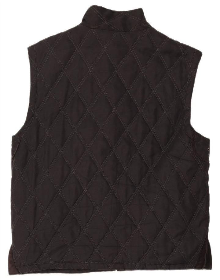 Mila Schon Womens Padded Gilet EU 52 4XL Black Polyester