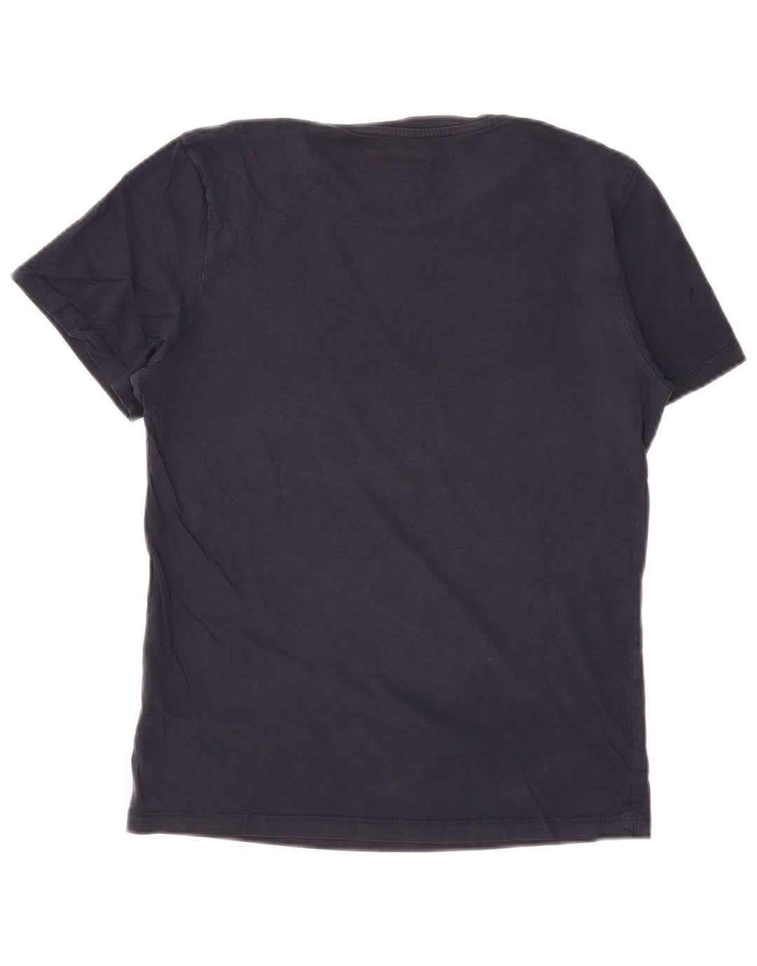 JACK & JONES Mens T-Shirt Top XS Navy Blue Cotton