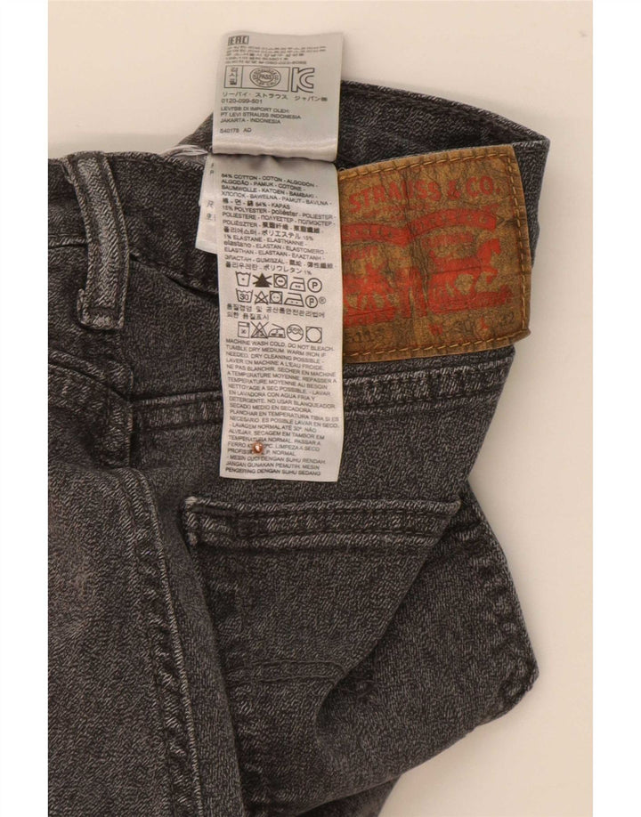 Levi's Mens 511 Slim Jeans W30 L29 Grey Cotton