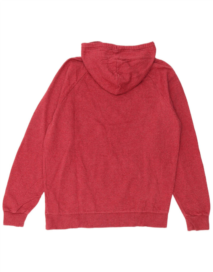 UNDER ARMOUR Mens Hoodie Jumper Medium Red Cotton