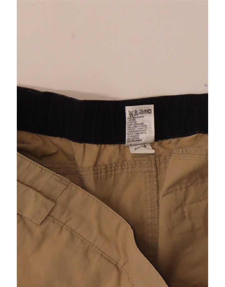 Marks & Spencer Mens Cargo Shorts W38 XL Beige Cotton